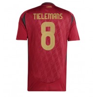 Camiseta Bélgica Youri Tielemans #8 Primera Equipación Eurocopa 2024 manga corta